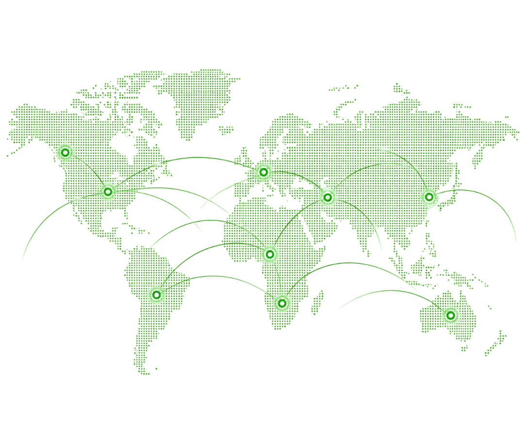 International shipping network map